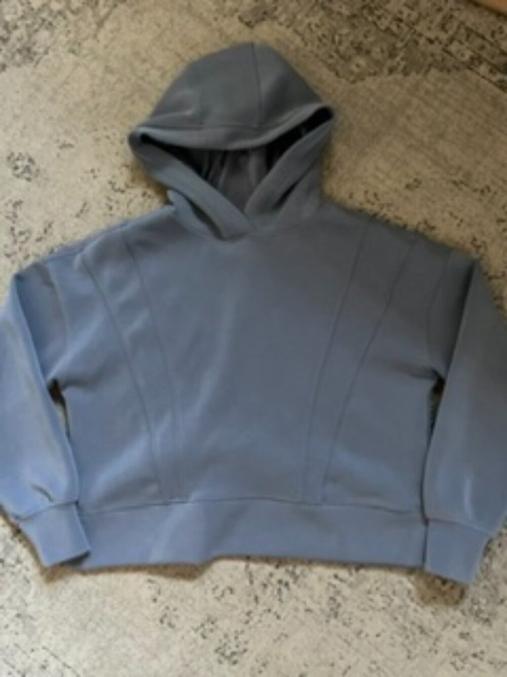 Bailey 44 Light Blue Cropped Hoodie S
